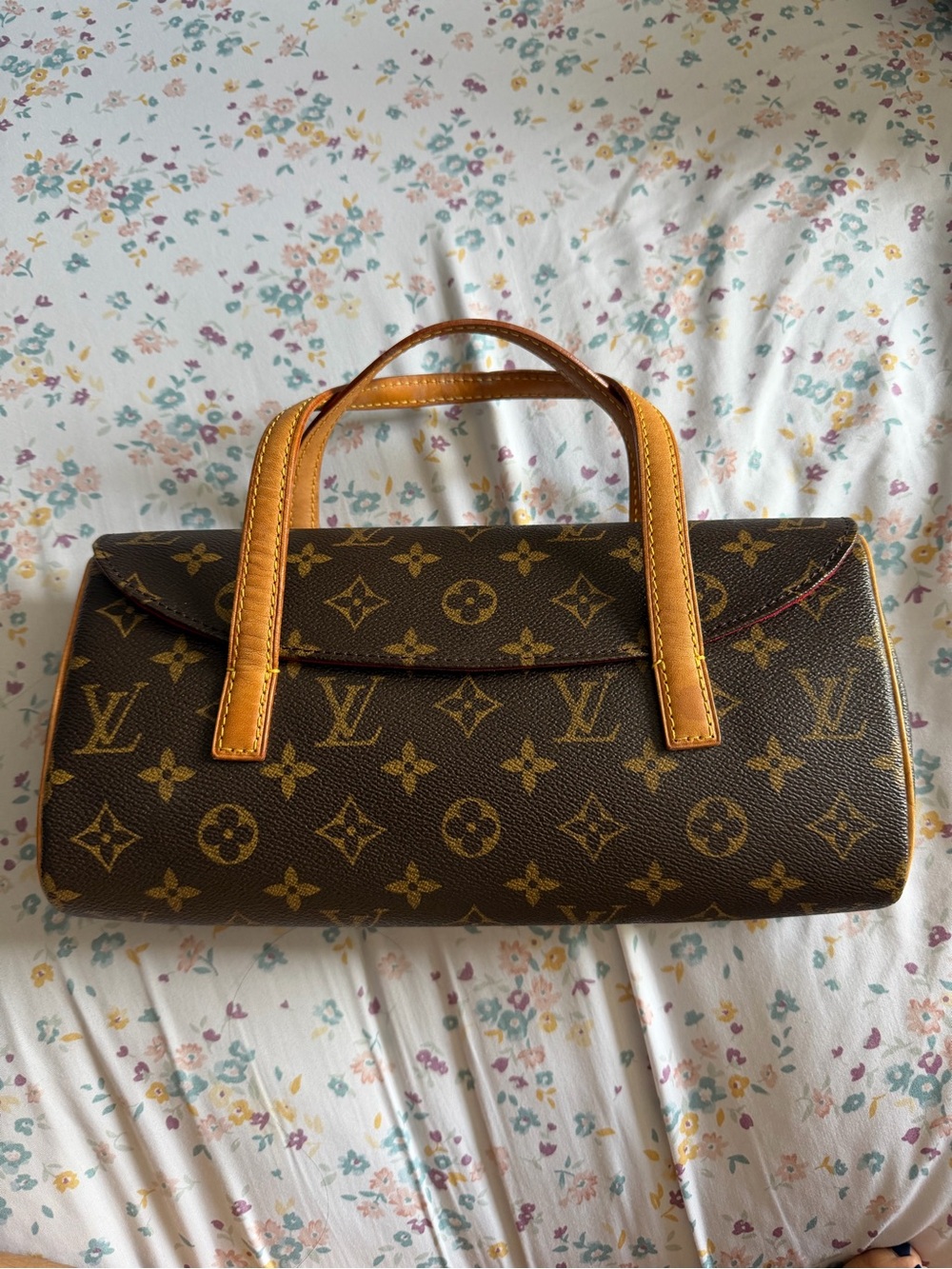 Louis Vuitton Brown Monogram Canvas Top-Handle Bag